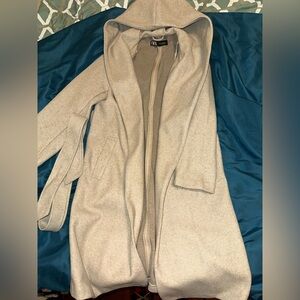 Zara Soft Hoodie Coat